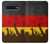 S2966 ドイツサッカー Germany Football Soccer Flag Samsung Galaxy S10 Plus バックケース、フリップケース・カバー