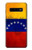 S2974 ベネズエラサッカー Venezuela Football Soccer Map Flag Samsung Galaxy S10 Plus バックケース、フリップケース・カバー