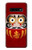 S3023 ダルマ Japan Good Luck Daruma Doll Samsung Galaxy S10 Plus バックケース、フリップケース・カバー