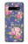 S3265 ヴィンテージ花柄 Vintage Flower Pattern Samsung Galaxy S10 Plus バックケース、フリップケース・カバー
