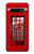 S0058 ロンドン〔イギリス〕の赤い電話ボックス Classic British Red Telephone Box Samsung Galaxy S10 バックケース、フリップケース・カバー