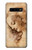 S1045 レオナルドダヴィンチ女性の頭 Leonardo da Vinci Woman's Head Samsung Galaxy S10 バックケース、フリップケース・カバー
