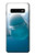 S1801 ベルーガ スマイルクジラ Beluga Whale Smile Whale Samsung Galaxy S10 バックケース、フリップケース・カバー