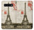 S2108 エッフェル塔パリポストカード Eiffel Tower Paris Postcard Samsung Galaxy S10 バックケース、フリップケース・カバー