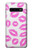 S2214 ピンクの唇のキス Pink Lips Kisses Samsung Galaxy S10 バックケース、フリップケース・カバー