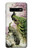 S2773 ピーコック中国の絵画 Peacock Chinese Brush Painting Samsung Galaxy S10 バックケース、フリップケース・カバー