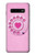 S2847 ピンクロータリー電話 Pink Retro Rotary Phone Samsung Galaxy S10 バックケース、フリップケース・カバー