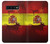 S2984 スペインサッカー Spain Football Soccer Flag Samsung Galaxy S10 バックケース、フリップケース・カバー