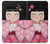 S3042 雛人形 着物桜 Japan Girl Hina Doll Kimono Sakura Samsung Galaxy S10 バックケース、フリップケース・カバー