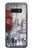 S1295 パリのエッフェル絵画 Eiffel Painting of Paris Samsung Galaxy S10e バックケース、フリップケース・カバー