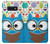 S2521 可愛いオタクフクロウ漫画 Cute Nerd Owl Cartoon Samsung Galaxy S10e バックケース、フリップケース・カバー