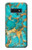 S2906 アクアターコイズ宝石グラフィックプリント Aqua Turquoise Stone Samsung Galaxy S10e バックケース、フリップケース・カバー