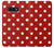 S2951 赤の水玉 Red Polka Dots Samsung Galaxy S10e バックケース、フリップケース・カバー