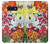 S3205 レトロ花 Retro Art Flowers Samsung Galaxy S10e バックケース、フリップケース・カバー