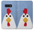 S3254 鶏の漫画 Chicken Cartoon Samsung Galaxy S10e バックケース、フリップケース・カバー