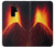 S0745 火山の溶岩 Volcano Lava Samsung Galaxy S9 Plus バックケース、フリップケース・カバー