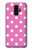 S2358 ピンクの水玉 Pink Polka Dots Samsung Galaxy S9 Plus バックケース、フリップケース・カバー