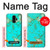 S2377 ターコイズの宝石用原石のグラフィックプリント Turquoise Gemstone Texture Graphic Printed Samsung Galaxy S9 Plus バックケース、フリップケース・カバー