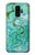 S2653 ドラゴングリーンターコイズストーングラフィックプリント Chinese Dragon Green Turquoise Stone Graphic Printed Samsung Galaxy S9 Plus バックケース、フリップケース・カバー