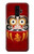 S3023 ダルマ Japan Good Luck Daruma Doll Samsung Galaxy S9 Plus バックケース、フリップケース・カバー