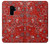 S3354 赤バンダナ Red Classic Bandana Samsung Galaxy S9 Plus バックケース、フリップケース・カバー