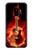 S0415 火ギター Fire Guitar Burn Samsung Galaxy S9 バックケース、フリップケース・カバー