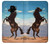 S0934 黒野生馬 Wild Black Horse Samsung Galaxy S9 バックケース、フリップケース・カバー