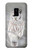 S1566 白フクロウ シロフクロウ Snowy Owl White Owl Samsung Galaxy S9 バックケース、フリップケース・カバー