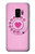 S2847 ピンクロータリー電話 Pink Retro Rotary Phone Samsung Galaxy S9 バックケース、フリップケース・カバー