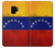 S2974 ベネズエラサッカー Venezuela Football Soccer Map Flag Samsung Galaxy S9 バックケース、フリップケース・カバー