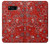 S3354 赤バンダナ Red Classic Bandana Samsung Galaxy S8 Plus バックケース、フリップケース・カバー