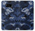 S2959 海軍迷彩 Navy Blue Camo Camouflage Samsung Galaxy S8 バックケース、フリップケース・カバー