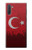 S2991 七面鳥サッカー Turkey Football Soccer Flag Samsung Galaxy Note 10 バックケース、フリップケース・カバー