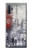 S1295 パリのエッフェル絵画 Eiffel Painting of Paris Samsung Galaxy Note 10 Plus バックケース、フリップケース・カバー