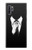 S1591 ブラックスーツで匿名の男 Anonymous Man in Black Suit Samsung Galaxy Note 10 Plus バックケース、フリップケース・カバー