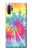 S1697 絞り染め カラフルなグラフィックプリント Tie Dye Colorful Graphic Printed Samsung Galaxy Note 10 Plus バックケース、フリップケース・カバー