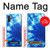 S1869 絞り染めブルー Tie Dye Blue Samsung Galaxy Note 10 Plus バックケース、フリップケース・カバー