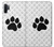 S2355 動物ポウあしあと Paw Foot Print Samsung Galaxy Note 10 Plus バックケース、フリップケース・カバー
