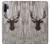 S2505 トナカイ古い木材グラフィックプリント Reindeer Head Old Wood Texture Graphic Printed Samsung Galaxy Note 10 Plus バックケース、フリップケース・カバー
