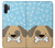 S2669 犬の足 骨 可愛い漫画のパターン Cute Dog Paws Bones Cartoon Samsung Galaxy Note 10 Plus バックケース、フリップケース・カバー