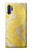 S2713 黄蛇の皮膚 グラフィックプリント Yellow Snake Skin Graphic Printed Samsung Galaxy Note 10 Plus バックケース、フリップケース・カバー