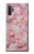 S2843 ピンクマーブル Pink Marble Texture Samsung Galaxy Note 10 Plus バックケース、フリップケース・カバー