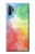S2945 カラフル水彩 Colorful Watercolor Samsung Galaxy Note 10 Plus バックケース、フリップケース・カバー