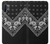 S3363 黒バンダナ Bandana Black Pattern Samsung Galaxy Note 10 Plus バックケース、フリップケース・カバー