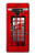 S0058 ロンドン〔イギリス〕の赤い電話ボックス Classic British Red Telephone Box Note 9 Samsung Galaxy Note9 バックケース、フリップケース・カバー