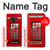 S0058 ロンドン〔イギリス〕の赤い電話ボックス Classic British Red Telephone Box Note 9 Samsung Galaxy Note9 バックケース、フリップケース・カバー