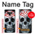 S0223 吸血鬼 スカル タトゥー Vampire Skull Tattoo Note 9 Samsung Galaxy Note9 バックケース、フリップケース・カバー