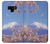 S1060 富士山 桜 Mount Fuji Sakura Cherry Blossom Note 9 Samsung Galaxy Note9 バックケース、フリップケース・カバー