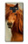 S1595 美しいブラウン馬 Beautiful Brown Horse Note 9 Samsung Galaxy Note9 バックケース、フリップケース・カバー