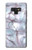 S2316 ダークブルーマーブルグラフィック Dark Blue Marble Texture Graphic Print Note 9 Samsung Galaxy Note9 バックケース、フリップケース・カバー